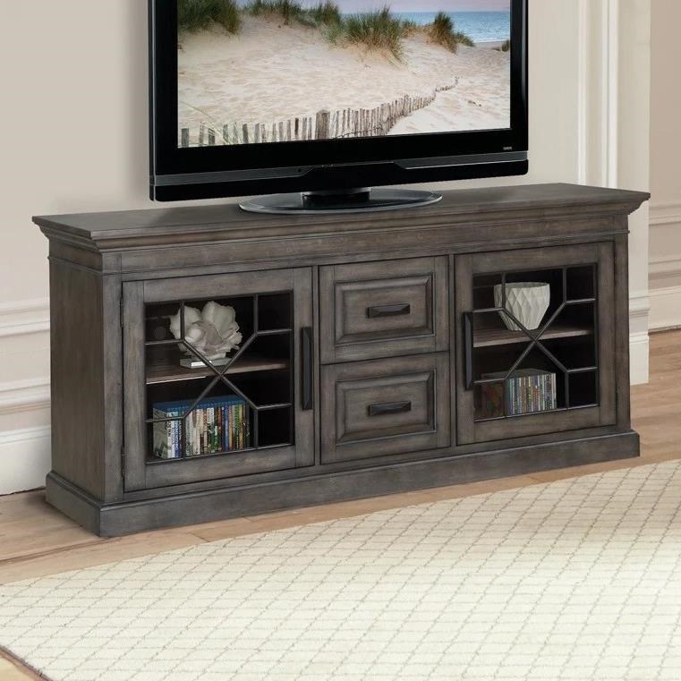 Parker House Sundance SUN76SGR Transitional 76" TV Console Pilgrim